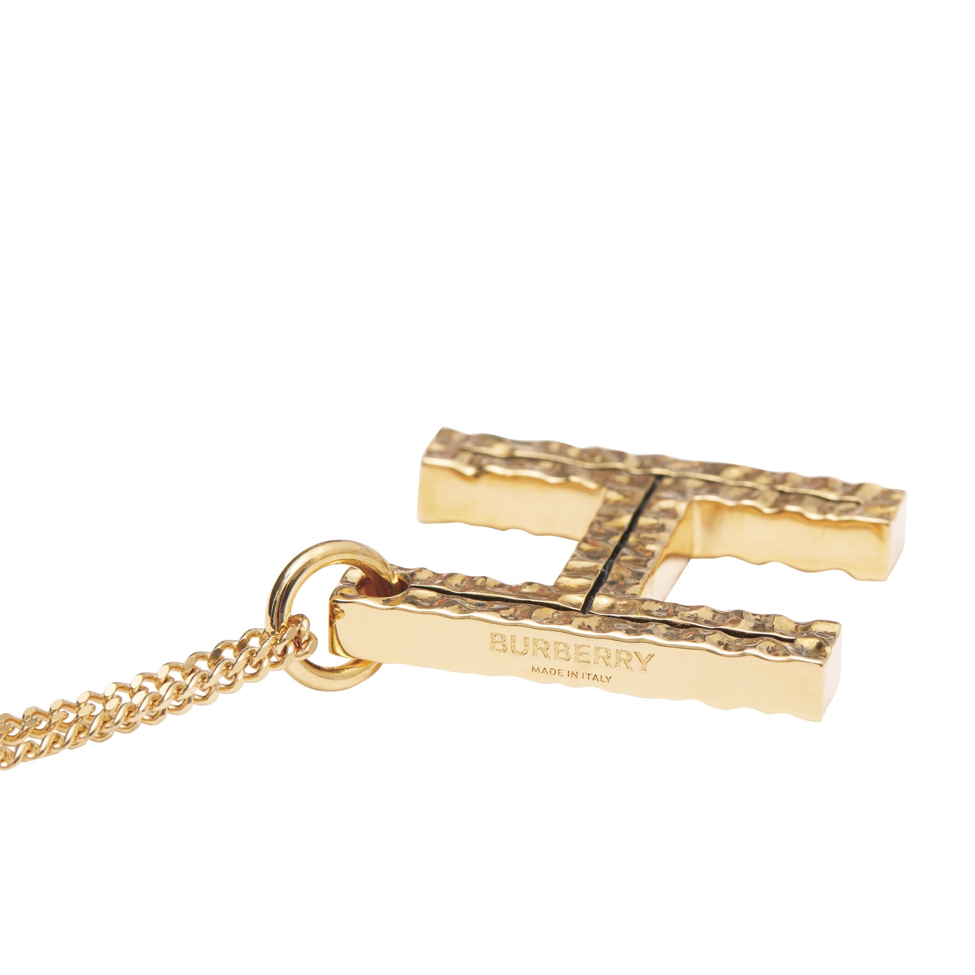 Collier plaqué or avec bijou alphabet « H » - Or Clair