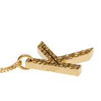 Collier plaqué or avec bijou alphabet « k » - Or clair