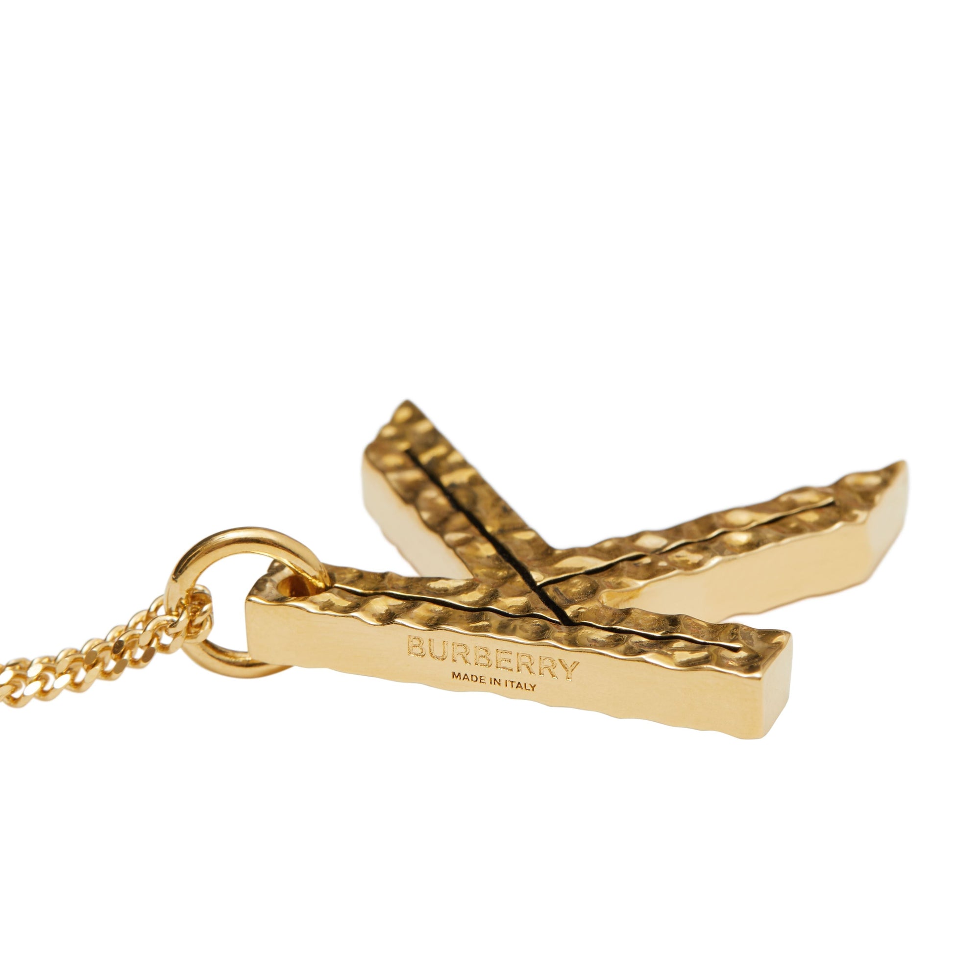 Collier plaqué or avec bijou alphabet « k » - Or clair