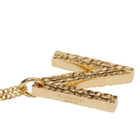 Collier plaqué or avec bijou alphabet « N » - Or Clair