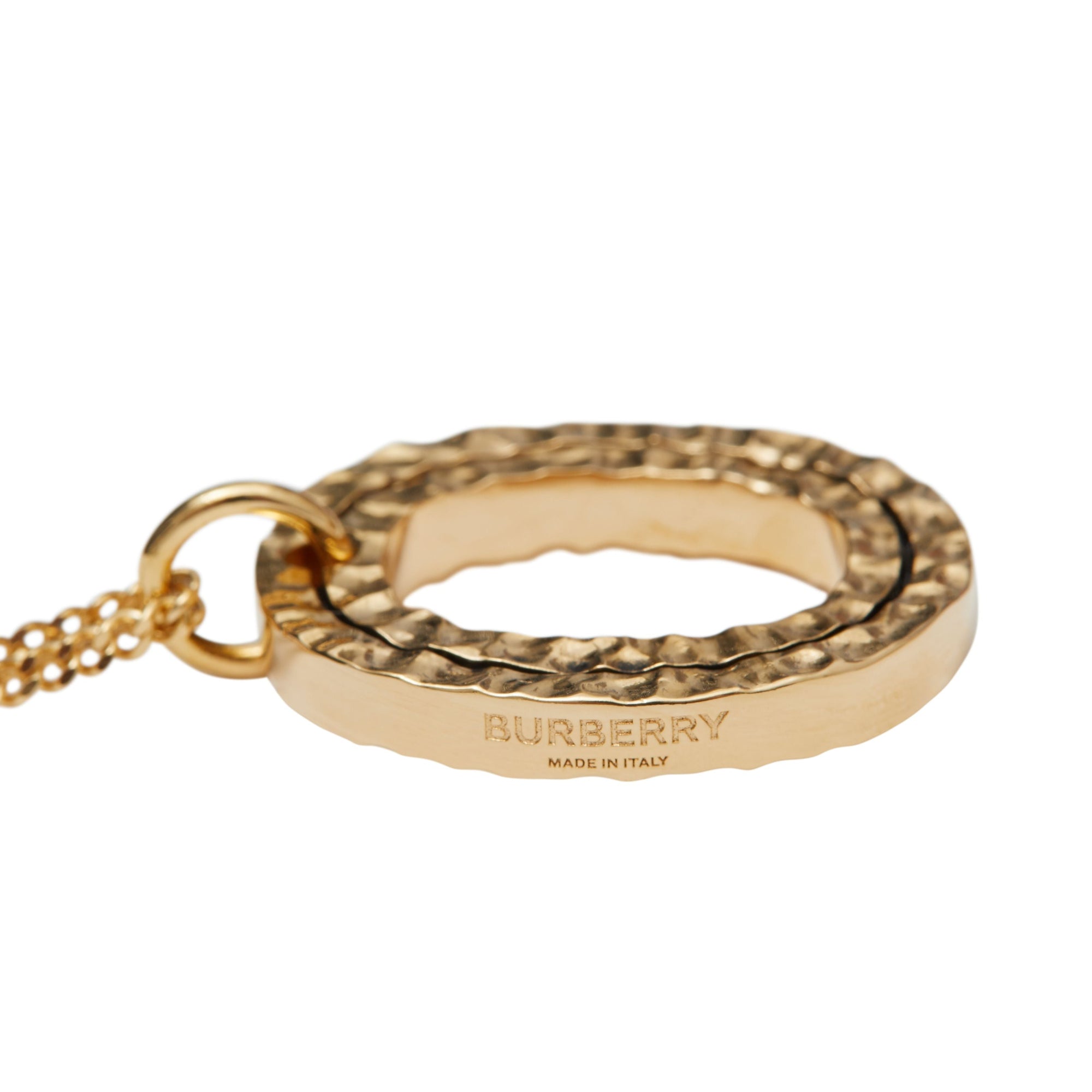 Collier plaqué or avec bijou alphabet « o » - Or clair