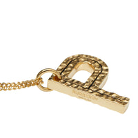 Collier plaqué or avec bijou alphabet « P » - Or Clair