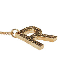 LIGHT GOLD Collier plaqué or avec bijou alphabet « R »