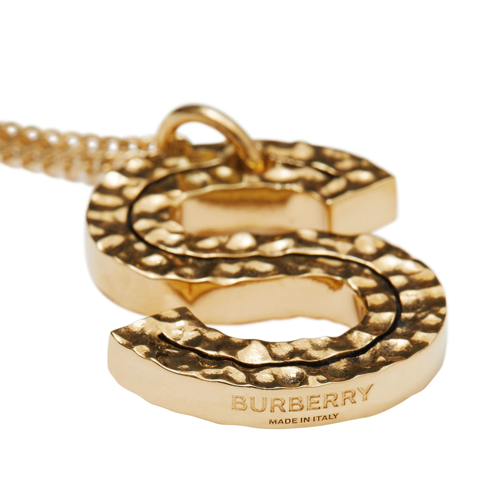 Collier plaqué or avec bijou alphabet « s » - Or clair