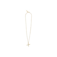 Collier plaqué or avec bijou alphabet « x » - Or clair
