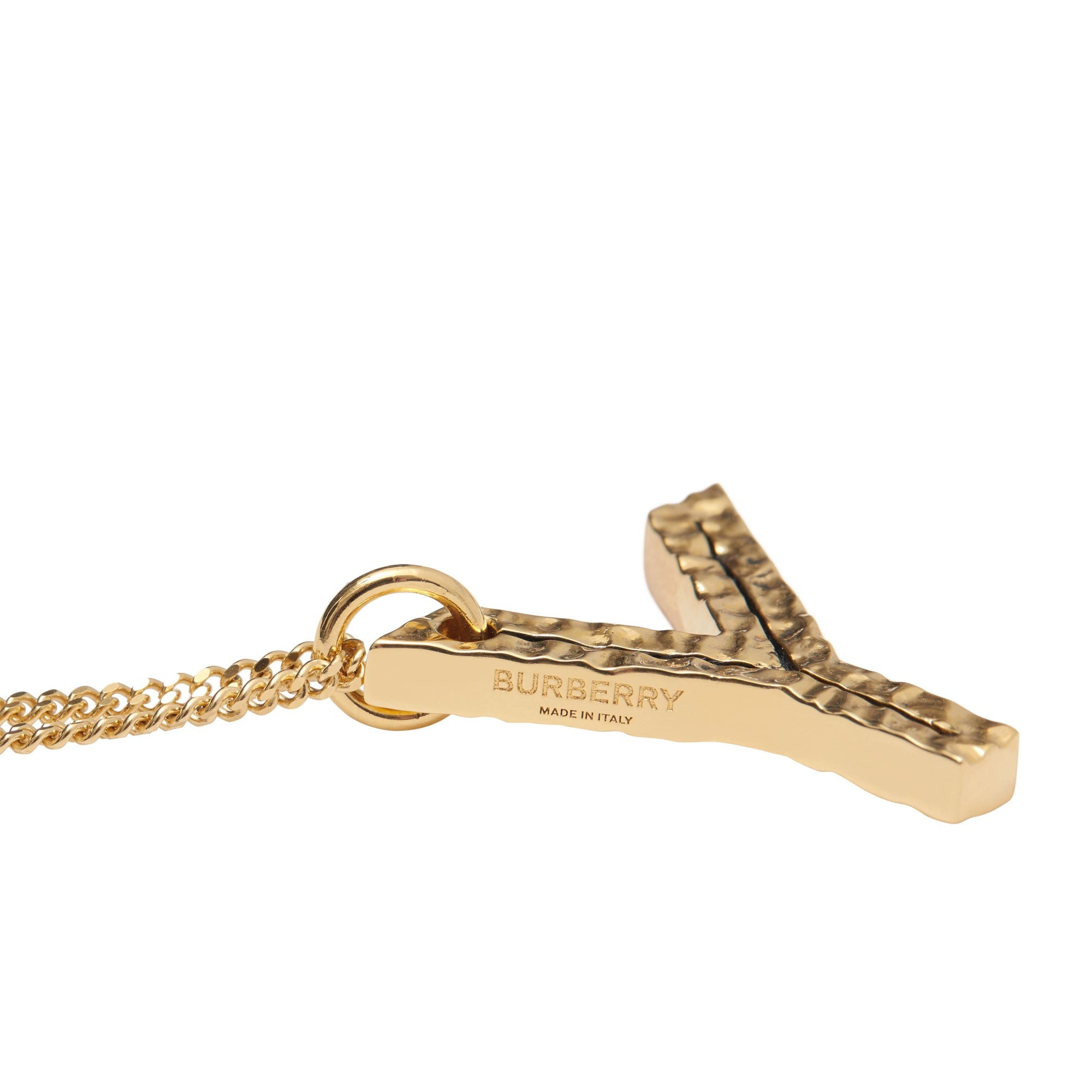 LIGHT GOLD Collier plaqué or avec bijou alphabet « Y »