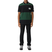 BLACK Pantalon de costume classique en laine à bandes latérales