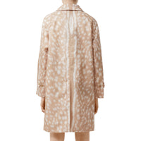 Caban en nylon à imprimé daim - Fauve doux