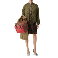 OLIVE Veste matelassée avec logo en jacquard