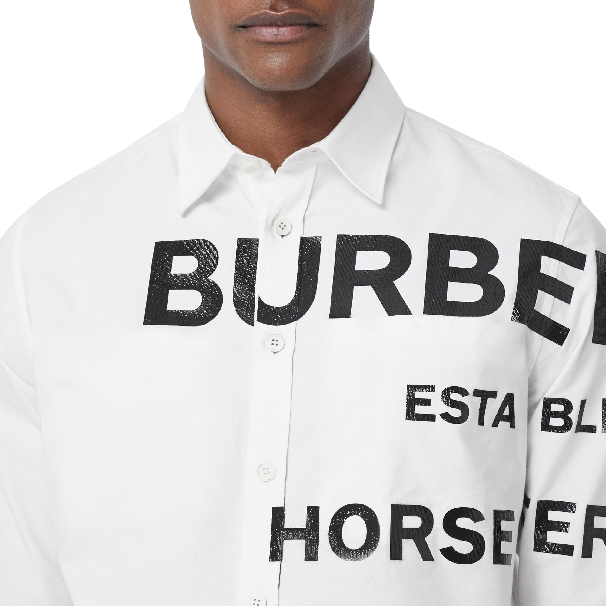 WHITE Chemise Oxford oversize en coton Horseferry