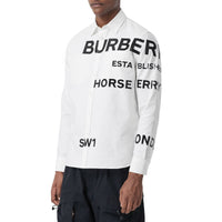 WHITE Chemise Oxford oversize en coton Horseferry