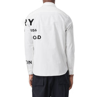 WHITE Chemise Oxford oversize en coton Horseferry