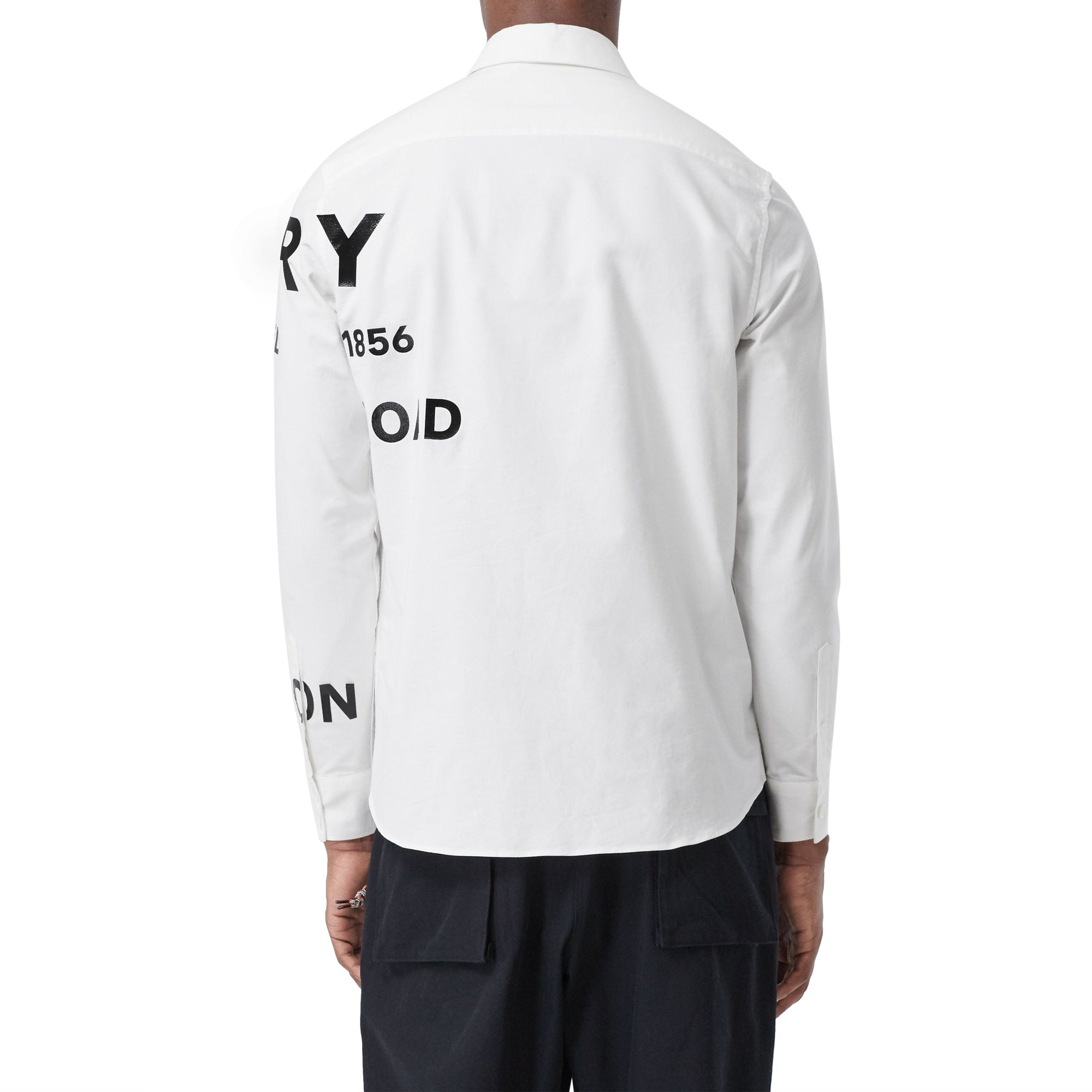 WHITE Chemise Oxford oversize en coton Horseferry