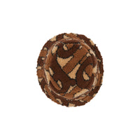 Bob molletonné monogram - Brun bride