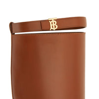 TAN Bottes hautes en cuir Monogram