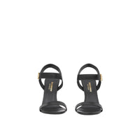 BLACK Sandales en cuir Monogram