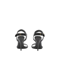 BLACK Sandales en cuir Monogram