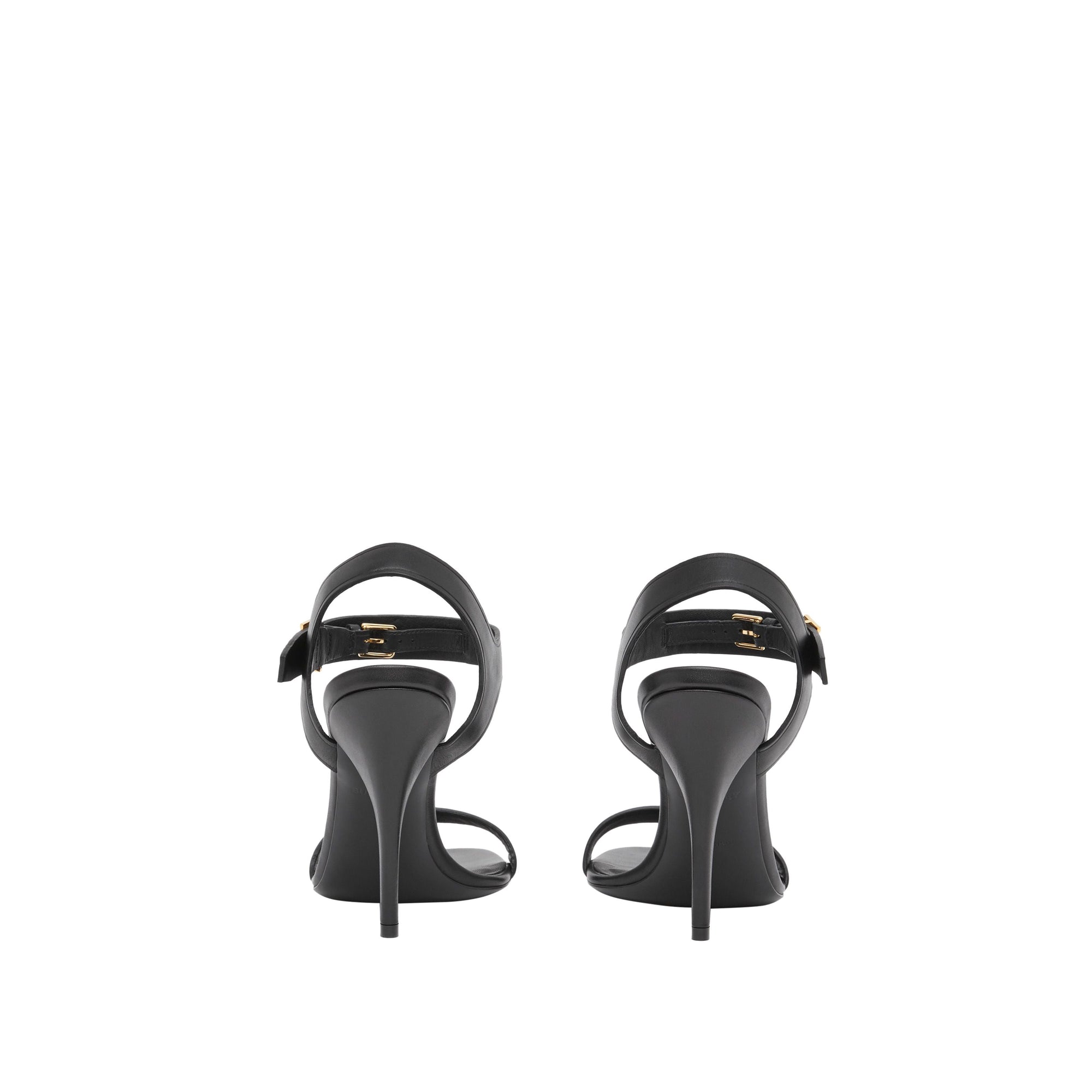 BLACK Sandales en cuir Monogram
