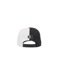 Casquette de baseball en coton bicolore monogram - Noir & blanc