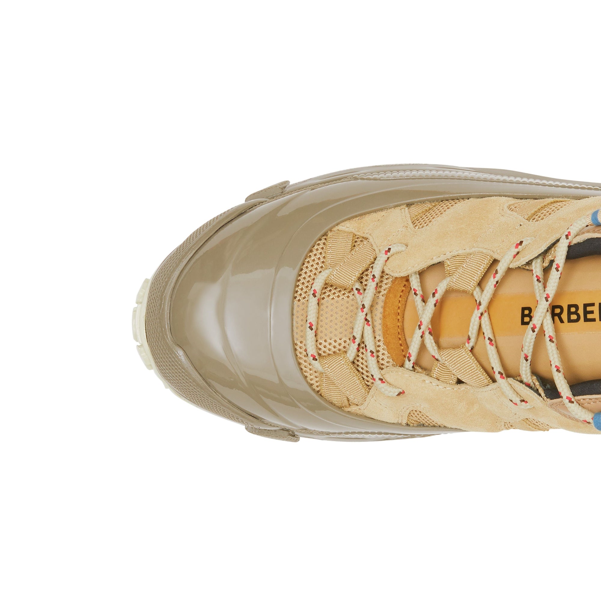 Sneakers arthur en cuir velours - Beige