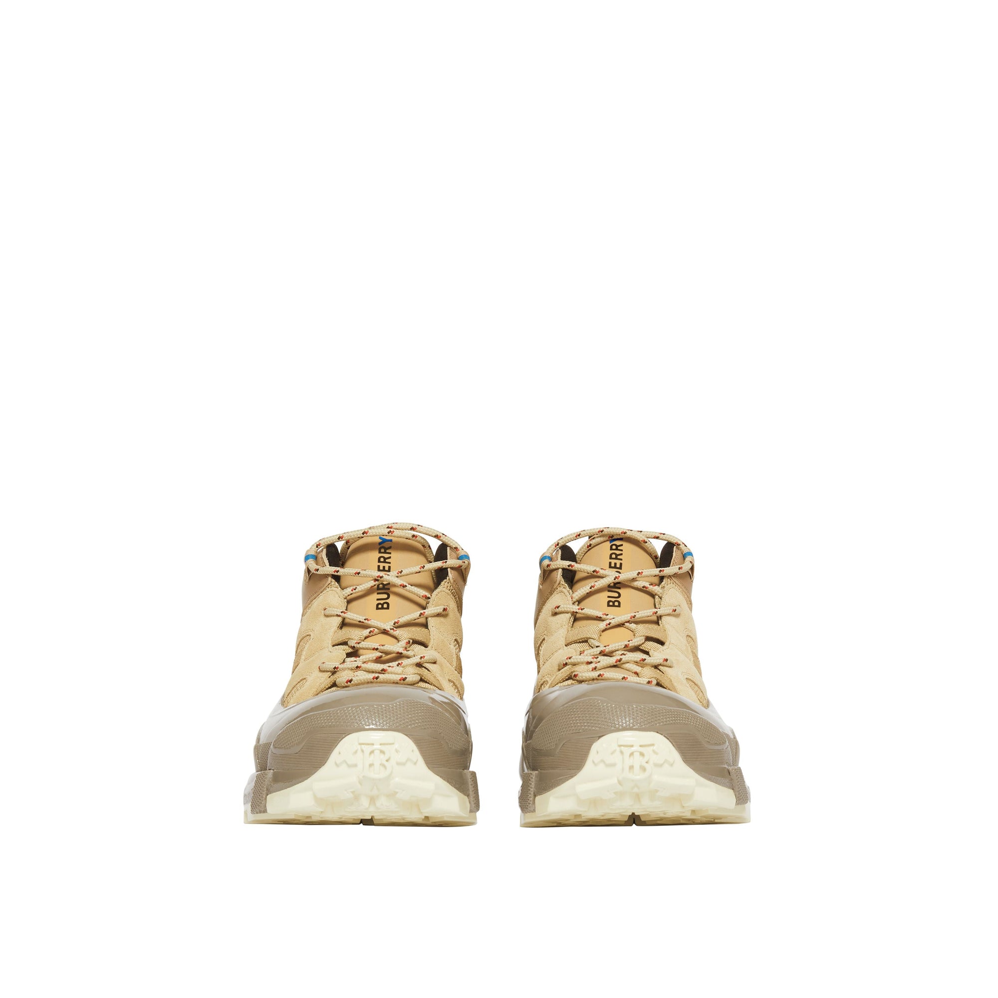 Sneakers arthur en cuir velours - Beige