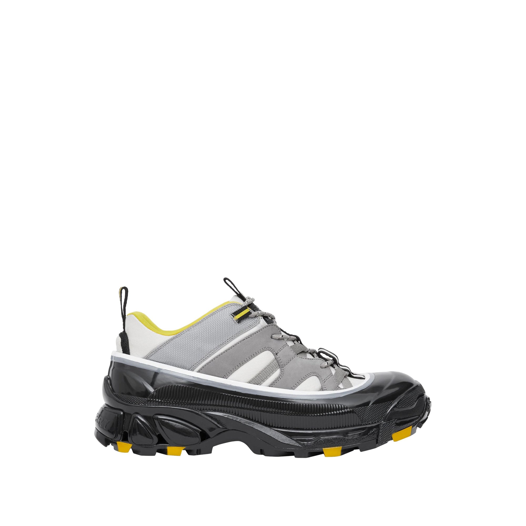 Sneakers arthur en nylon et cuir velours - Gris