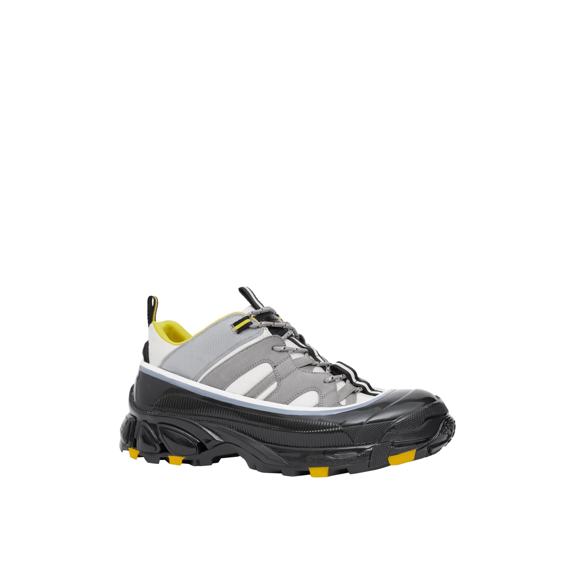 Sneakers arthur en nylon et cuir velours - Gris