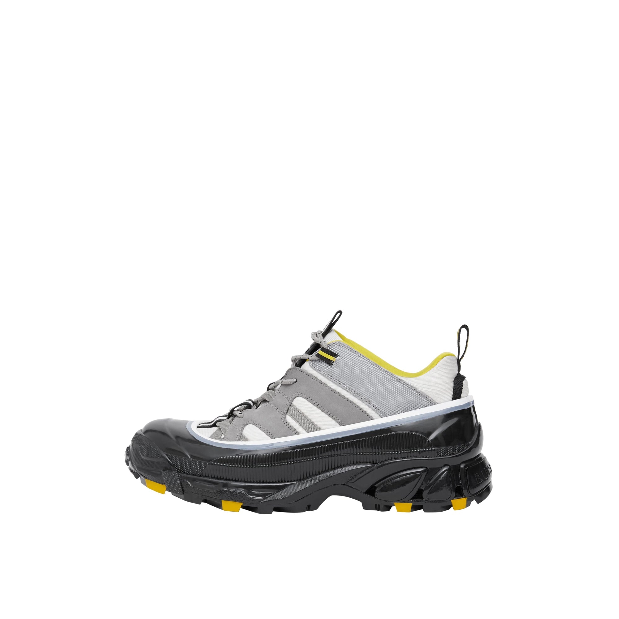 GREY Sneakers Arthur en nylon et cuir velours