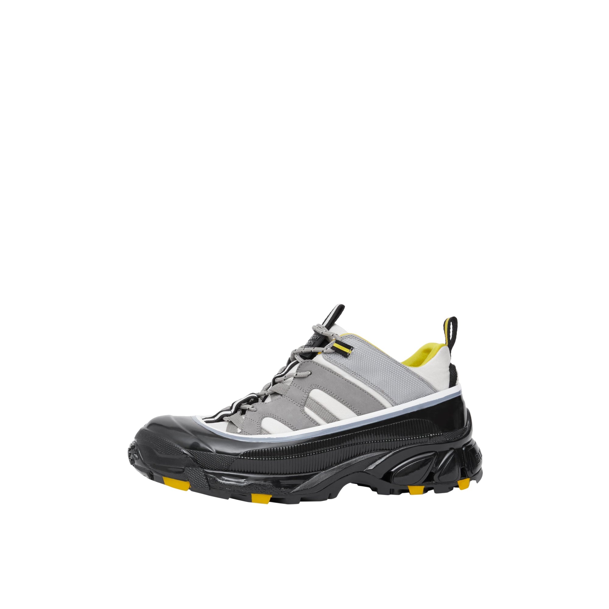 GREY Sneakers Arthur en nylon et cuir velours