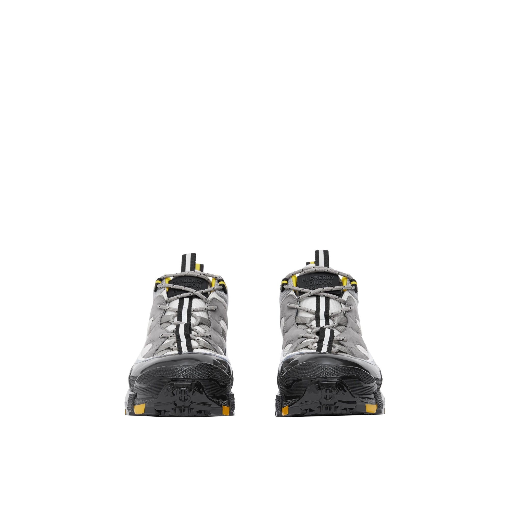GREY Sneakers Arthur en nylon et cuir velours