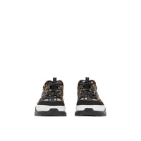 Sneakers union en néoprène et coton à imprimé léopard - Beige d'archive