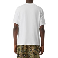 WHITE T-shirt en coton avec logo brodé check