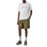 WHITE T-shirt en coton avec logo brodé check