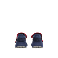 NAVY Sneakers en cuir et cuir velours avec logo
