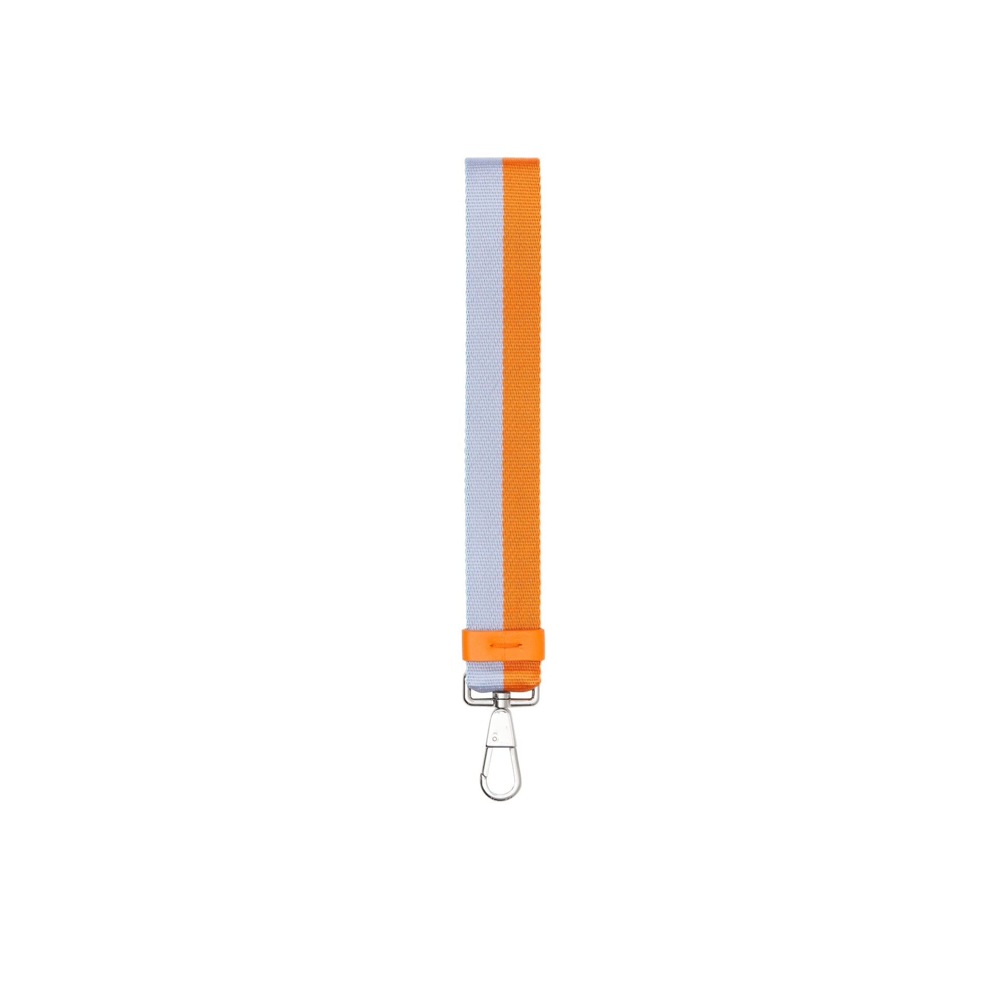 BBY BLUE/BRGHT ORNGE Bijou porte-clés bicolore Monogram