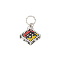 Porte-clés plaqué palladium avec logo - Multicolore