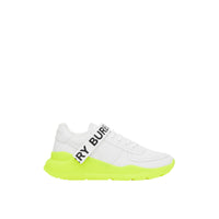 OPTIC WHITE Sneakers en cuir et nylon avec logo