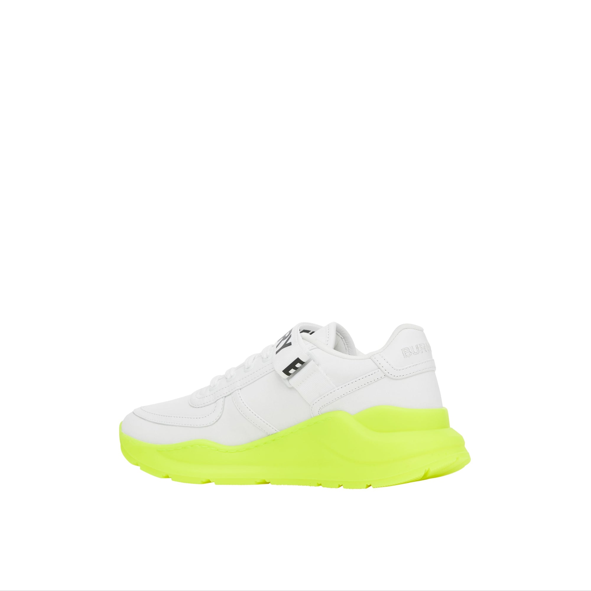 OPTIC WHITE Sneakers en cuir et nylon avec logo
