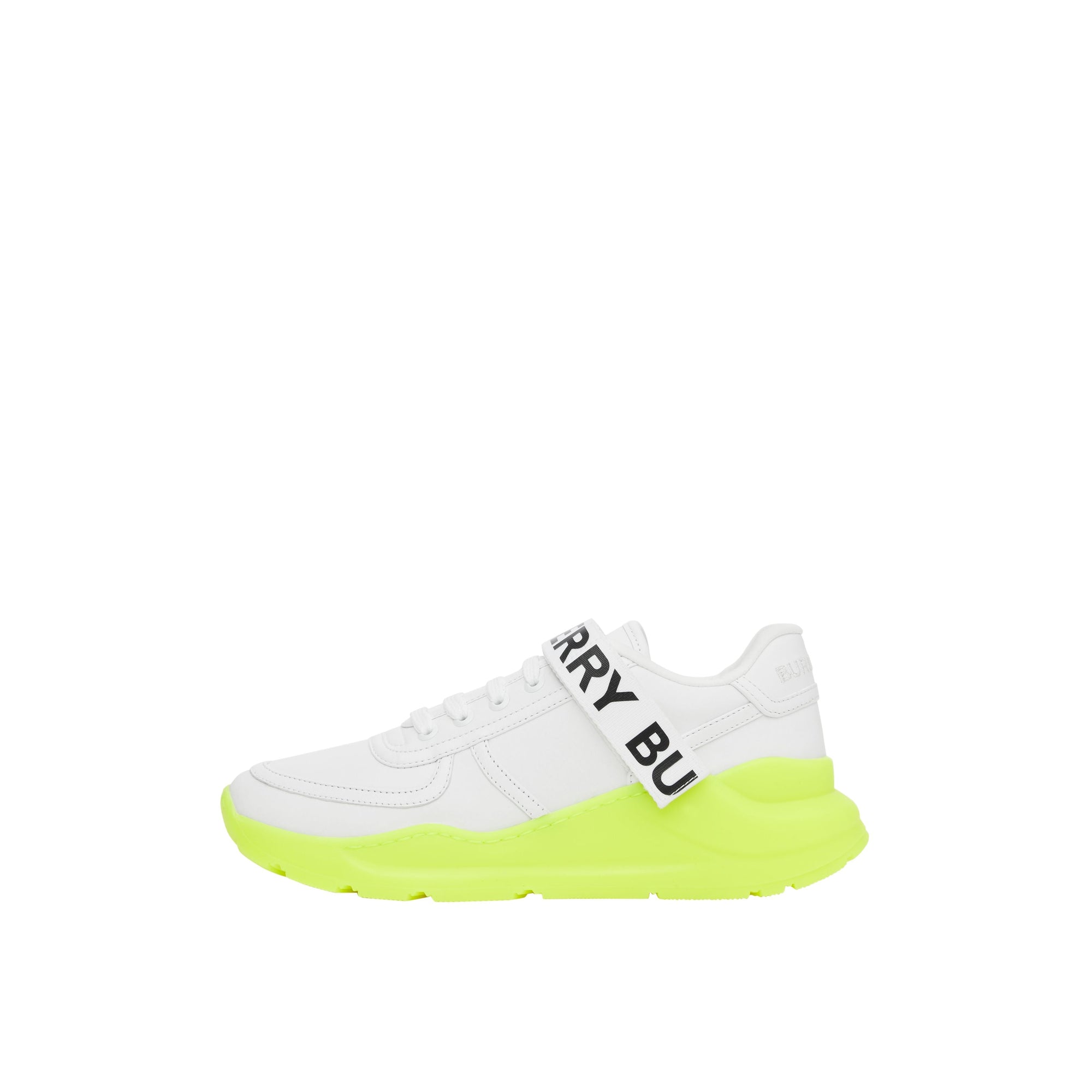 OPTIC WHITE Sneakers en cuir et nylon avec logo