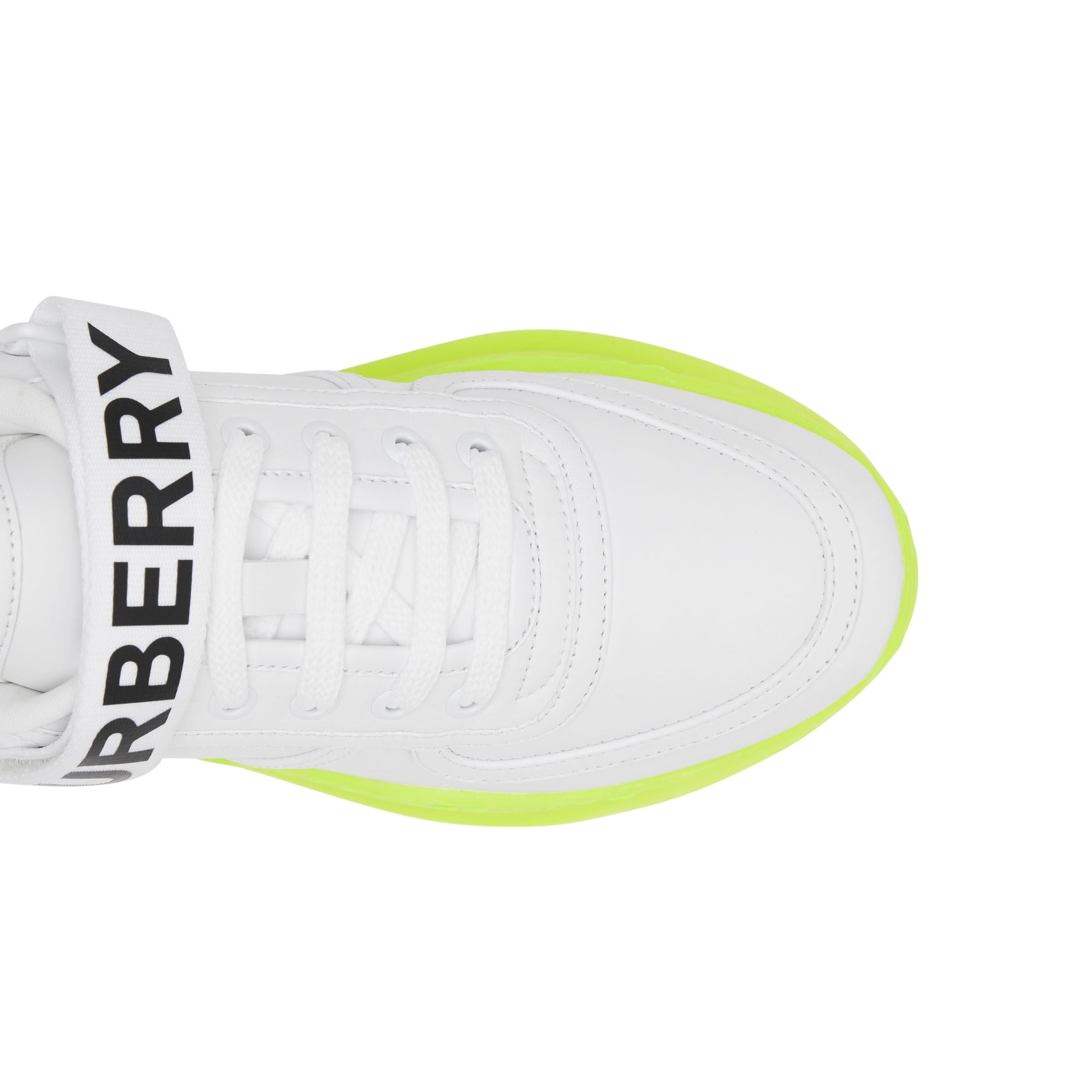 OPTIC WHITE Sneakers en cuir et nylon avec logo
