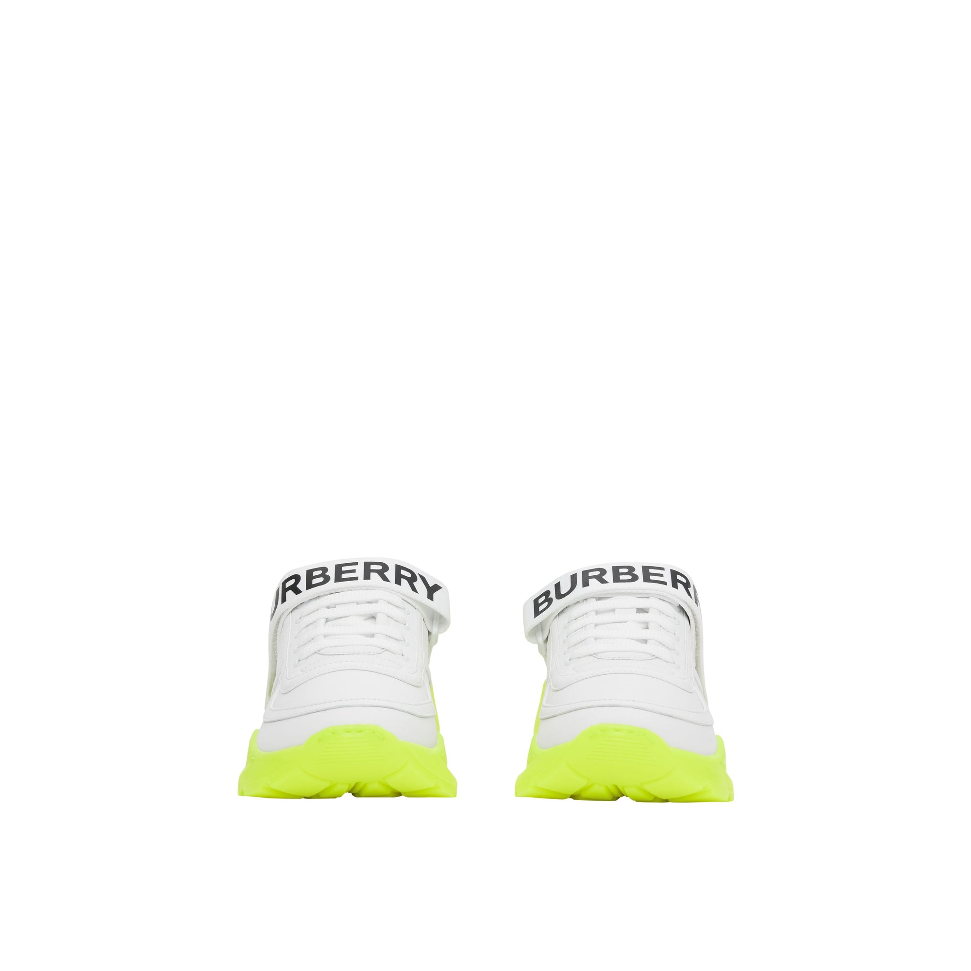 OPTIC WHITE Sneakers en cuir et nylon avec logo