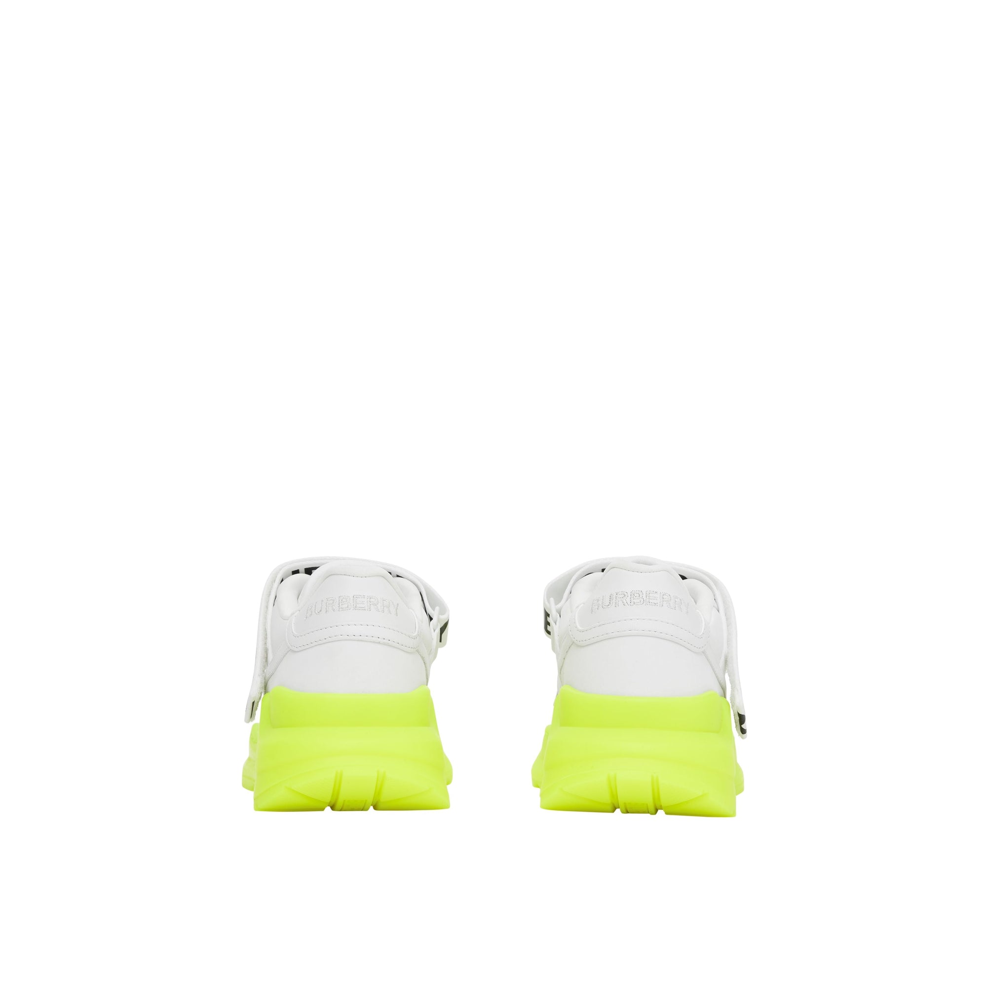 OPTIC WHITE Sneakers en cuir et nylon avec logo