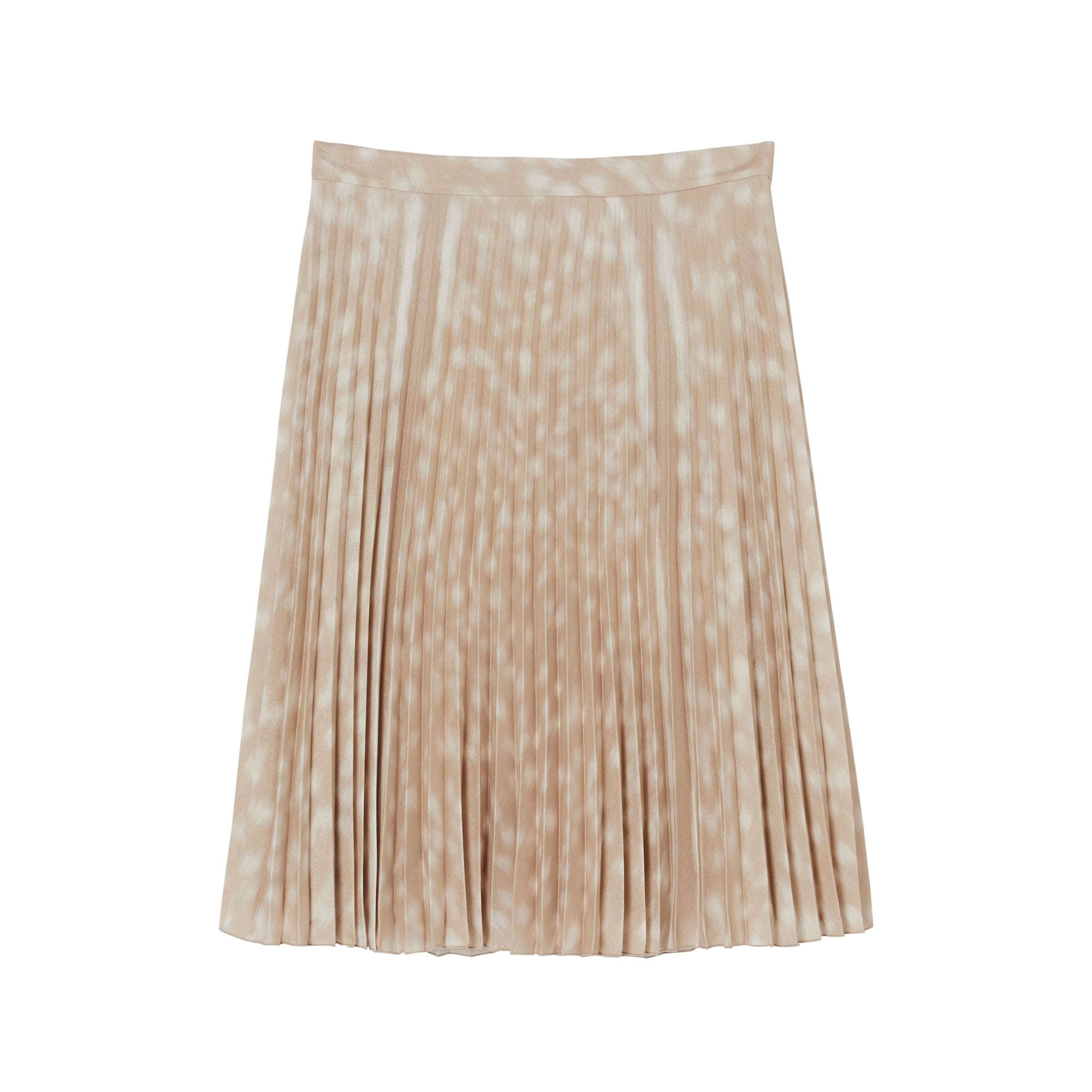 SOFT FAWN IP PTTN Jupe plissée à imprimé daim