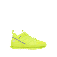 Sneakers union en nylon et coton - Jaune fluo
