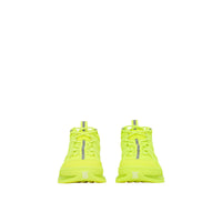 Sneakers union en nylon et coton - Jaune fluo