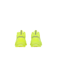 Sneakers union en nylon et coton - Jaune fluo