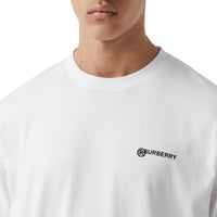 WHITE T-shirt oversize en coton avec coordonnées géographiques