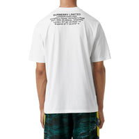 WHITE T-shirt oversize en coton avec coordonnées géographiques