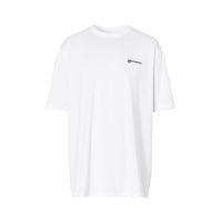 WHITE T-shirt oversize en coton avec coordonnées géographiques