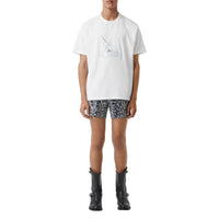WHITE T-shirt oversize en coton à imprimé Cupidon